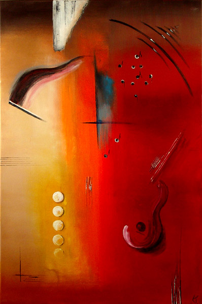 Original music painting by Lena Karpinsky