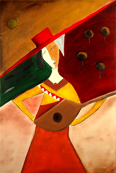 Original music painting by Lena Karpinsky